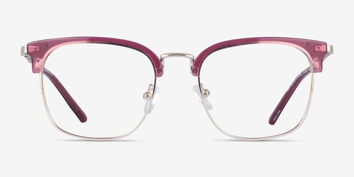Bespoke Purple Gold Acétate Montures de lunettes de vue d'EyeBuyDirect