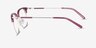 Bespoke Purple Gold AcetateEyeglass Frames from EyeBuyDirect, Side View