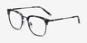 Bespoke Gray Tortoise AcetateEyeglass Frames from EyeBuyDirect, Angle View