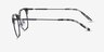 Bespoke Gray Tortoise AcetateEyeglass Frames from EyeBuyDirect, Side View