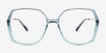 Ellipse Blue AcetateEyeglass Frames from EyeBuyDirect, Front View