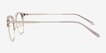 Hollander Gray Silver AcetateEyeglass Frames from EyeBuyDirect, Side View