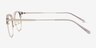 Hollander Gray Silver AcetateEyeglass Frames from EyeBuyDirect, Side View