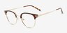 Hollander Gold Tortoise AcetateEyeglass Frames from EyeBuyDirect, Angle View