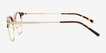 Hollander Gold Tortoise AcetateEyeglass Frames from EyeBuyDirect, Side View