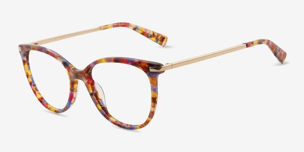 Floral Attitude -  Acetate-metal Eyeglasses