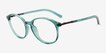 Lindsey Teal Plastic, MetalEyeglass Frames from EyeBuyDirect, Angle View