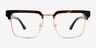Thatcher Tortoise Gold AcetateEyeglass Frames from EyeBuyDirect, Front View
