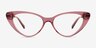 Taran Purple MetalEyeglass Frames from EyeBuyDirect, Front View
