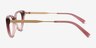 Taran Purple MetalEyeglass Frames from EyeBuyDirect, Side View