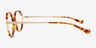 Wellington Tortoise White AcetateEyeglass Frames from EyeBuyDirect, Side View