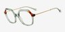 Montclair Green Tortoise AcetateEyeglass Frames from EyeBuyDirect, Angle View