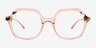 Montclair Pink Ivory Tortoise AcetateEyeglass Frames from EyeBuyDirect, Front View