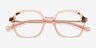 Montclair Pink Ivory Tortoise AcetateEyeglass Frames from EyeBuyDirect, Closed View