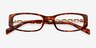 Davenport Tortoise MetalEyeglass Frames from EyeBuyDirect, Closed View