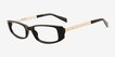 Davenport Black MetalEyeglass Frames from EyeBuyDirect, Angle View