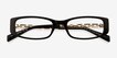 Davenport Black MetalEyeglass Frames from EyeBuyDirect, Closed View