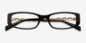 Davenport Black MetalEyeglass Frames from EyeBuyDirect, Closed View