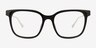 Worthington Black AcetateEyeglass Frames from EyeBuyDirect, Front View