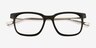 Worthington Black AcetateEyeglass Frames from EyeBuyDirect, Closed View