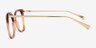 Vanderbuilt Gradient Brown AcetateEyeglass Frames from EyeBuyDirect, Side View