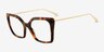 Vanderbuilt Tortoise AcetateEyeglass Frames from EyeBuyDirect, Angle View