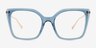 Vanderbuilt Blue AcetateEyeglass Frames from EyeBuyDirect, Front View