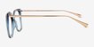 Vanderbuilt Blue AcetateEyeglass Frames from EyeBuyDirect, Side View