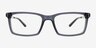 Beaumont Navy MetalEyeglass Frames from EyeBuyDirect, Front View