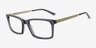 Beaumont Navy MetalEyeglass Frames from EyeBuyDirect, Angle View