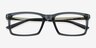 Beaumont Navy MetalEyeglass Frames from EyeBuyDirect, Closed View
