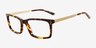 Beaumont Tortoise MetalEyeglass Frames from EyeBuyDirect, Angle View
