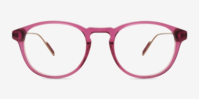 Rise Purple AcetateEyeglass Frames from EyeBuyDirect, Front View
