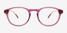 Rise Purple AcetateEyeglass Frames from EyeBuyDirect, Front View