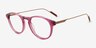 Rise Purple AcetateEyeglass Frames from EyeBuyDirect, Angle View