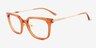 Illuma Brun MétalMontures de lunettes de vue d'EyeBuyDirect, Vue d'Angle
