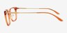 Illuma Brun MétalMontures de lunettes de vue d'EyeBuyDirect, Vue de Côté