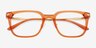 Illuma Brun MétalMontures de lunettes de vue d'EyeBuyDirect, Vue Rapprochée