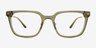 Illuma Green MetalEyeglass Frames from EyeBuyDirect, Front View
