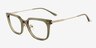 Illuma Green MetalEyeglass Frames from EyeBuyDirect, Angle View