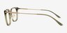 Illuma Green MetalEyeglass Frames from EyeBuyDirect, Side View