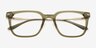 Illuma Green MetalEyeglass Frames from EyeBuyDirect, Closed View