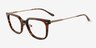 Illuma Tortoise MetalEyeglass Frames from EyeBuyDirect, Angle View