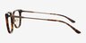 Illuma Tortoise MetalEyeglass Frames from EyeBuyDirect, Side View
