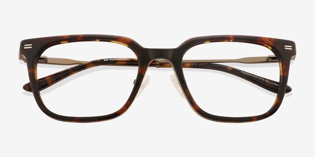 Illuma Tortoise MetalEyeglass Frames from EyeBuyDirect, Closed View