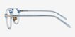 Aston Blue MetalEyeglass Frames from EyeBuyDirect, Side View