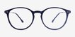 Amity Blue MetalEyeglass Frames from EyeBuyDirect, Front View