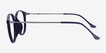 Amity Blue MetalEyeglass Frames from EyeBuyDirect, Side View