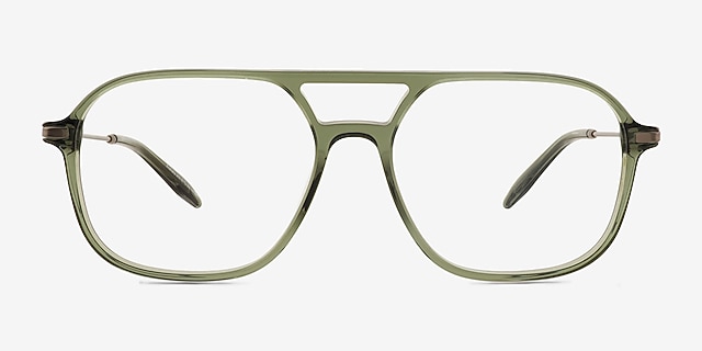 Vandermeer Green MetalEyeglass Frames from EyeBuyDirect, Front View