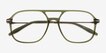 Vandermeer Green MetalEyeglass Frames from EyeBuyDirect, Closed View